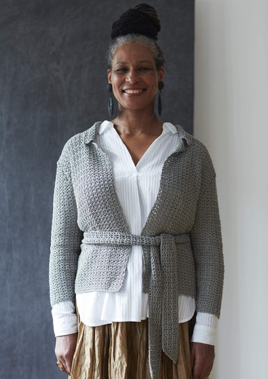 Erika Knight Patterns Erika Knight Studio Linen - Midday Edge to Edge Cardigan 5015832416764