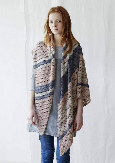 Erika Knight Patterns Erika Knight Studio Linen - Tranquil Asymetric Shawl 5015832416207