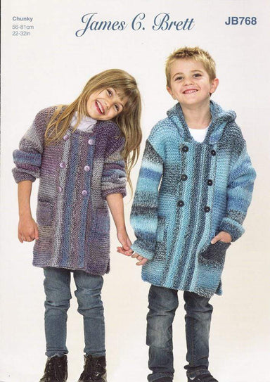 James C. Brett Patterns James C. Brett Marble Chunky - Jackets (JB768) 5055559631828