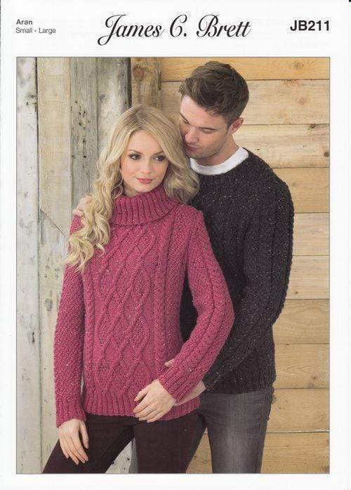 James brett top rustic aran