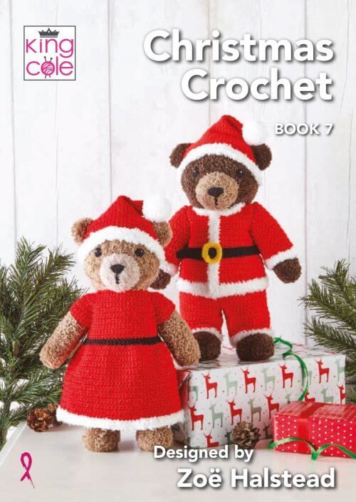 King Cole Patterns King Cole Christmas Crochet Book 7