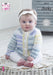 King Cole Patterns King Cole Comfort Cheeky Chunky - Baby Hooded Cardigan, Waistcoat & Cardigan (5212) 5015214915717