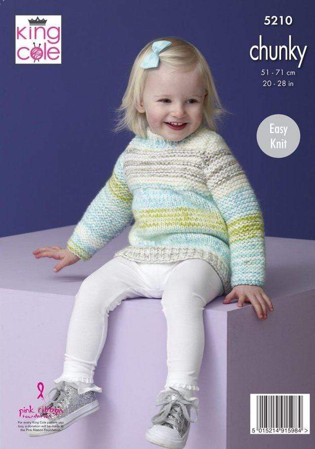 King Cole Patterns King Cole Comfort Cheeky Chunky - Sweater & Cardigan (5210) 5015214915984