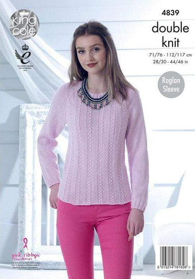 King Cole Patterns King Cole Cottonsoft DK - Sweater and Cardigan (4839) 5015214781626