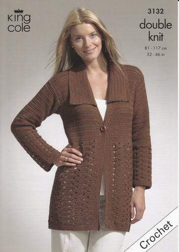 King Cole Patterns King Cole DK - Crochet Jacket and Tunic (3132)