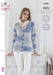 King Cole Patterns King Cole Drifter 4 Ply - Cardigan & Sweater (5383) 5057886007468