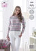 King Cole Patterns King Cole Drifter 4 Ply - Cardigan & Sweater (5384) 5057886007475