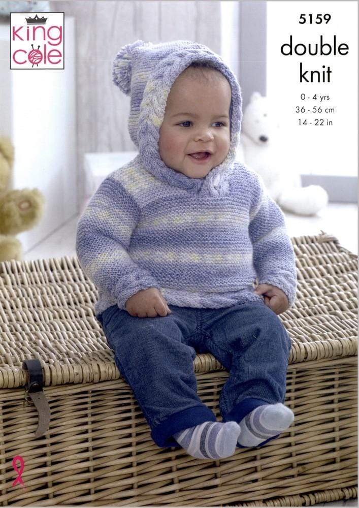 King Cole Patterns King Cole Drifter Baby DK - Sweaters & Jacket (5159) 5015214227216