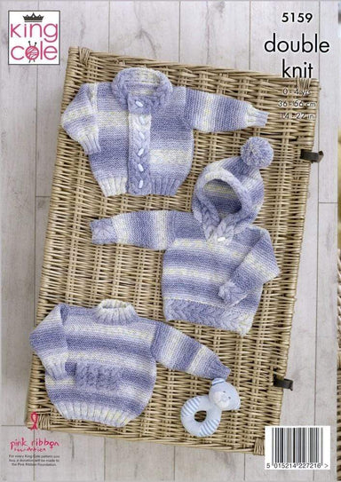 King Cole Patterns King Cole Drifter Baby DK - Sweaters & Jacket (5159) 5015214227216