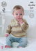 King Cole Patterns King Cole Drifter Baby DK - Sweaters, Slipovers and Hat (4488) 5015214826259