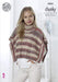 King Cole Patterns King Cole Drifter Chunky - Poncho & Sweater (5054) 5015214777674