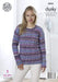King Cole Patterns King Cole Drifter Chunky - Poncho & Sweater (5054) 5015214777674