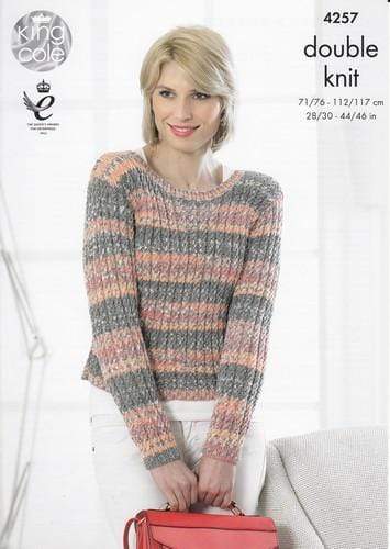 King Cole Patterns King Cole Drifter DK - Cardigan and Sweater (4257) 5015214306560