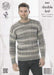 King Cole Patterns King Cole Drifter DK - Round Neck and V Neck Sweaters (4261)