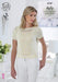 King Cole Patterns King Cole Giza Cotton 4 Ply - Top and Sweater (4787) 5015214781275