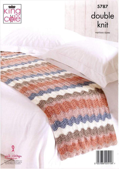 King Cole Patterns King Cole Harvest DK - Bed Runners and Blankets (5787) 5057886025158