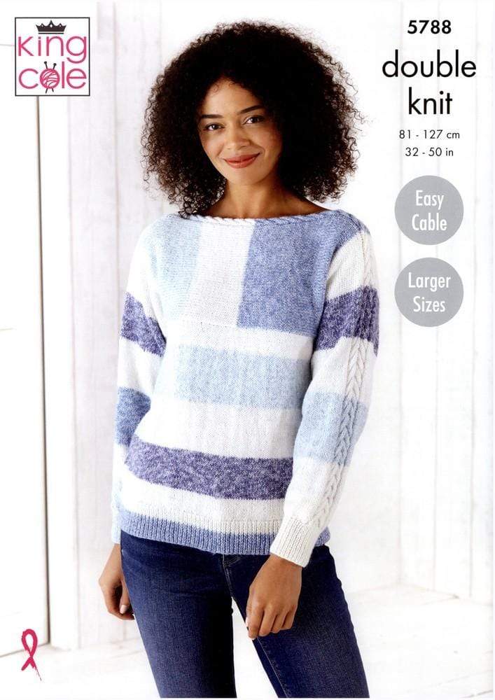 King Cole Patterns King Cole Harvest DK - Sweater and Jacket (5788) 5057886025165
