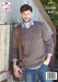 King Cole Patterns King Cole Homespun DK - Mens Round and V Neck Sweaters (5799) 5057886025271