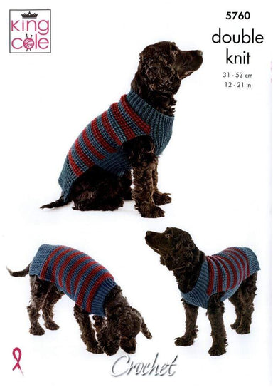 King Cole Patterns King Cole Pricewise DK - Dog Coats (5760) 5057886024687