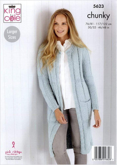 King Cole Patterns King Cole Timeless Chunky - Cardigans (5623) 5057886016828