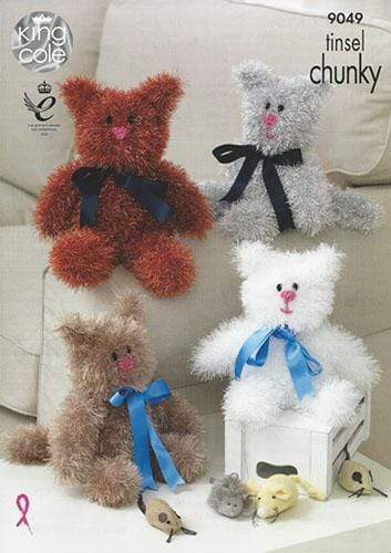 King Cole Patterns King Cole Tinsel Chunky - Cats (9049) 5015214780124