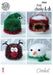 King Cole Patterns King Cole Tinsel Chunky & DK - Crochet Christmas Toilet Roll Covers (9082) 5015214877718