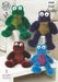 King Cole Patterns King Cole Tinsel Chunky - Frogs (9048) 5015214987165