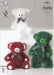 King Cole Patterns King Cole Tinsel Chunky - Teddies - Large, Medium and Small (9021) 5015214985703