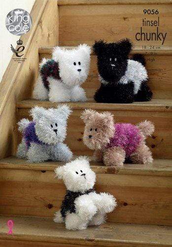 King Cole Patterns King Cole Tinsel Chunky - Westie Style Dogs (9056) 5015214781701