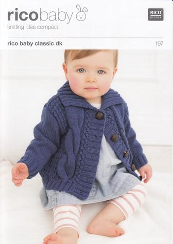 Rico Design Patterns Rico Design Baby Classic DK - Baby's Cardigans (197) 4050051522675