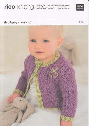 Rico Design Patterns Rico Design Baby Classic DK - Children’s V Neck and Round Neck Cardigans (090)