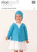 Rico Design Patterns Rico Design Baby Cotton Soft DK - Lacy Cardigan-Lacy Hat (245) 4050051528578