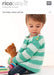 Rico Design Patterns Rico Design Baby Cotton Soft DK - Striped Jumper - Jumper with Flowers (243) 4050051528554