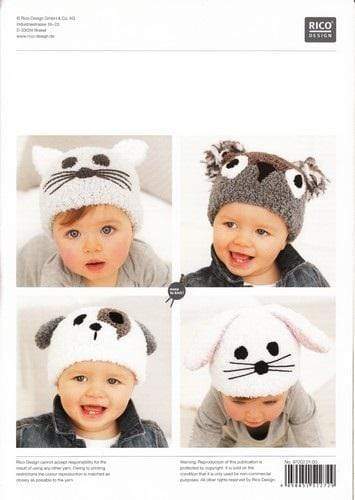 Rico Design Patterns Rico Design Baby Teddy Aran - Children's Hats (202) 4050051522729