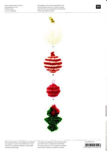 Rico Design Patterns Rico Design Creative Bubble - Christmas Bauble and Holly Leaf (695) 4050051560028