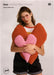 Rico Design Patterns Rico Design Creative Cotton Aran - Heart Cushions (906) 4050051576227