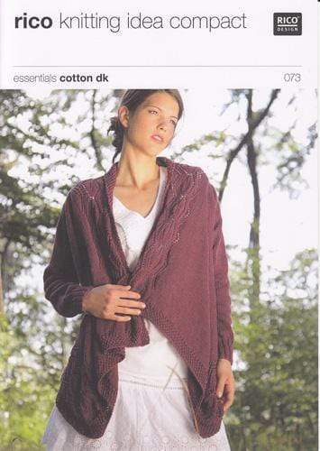 Rico Design Patterns Rico Design Essentials Cotton DK - Cardigan (073) 4050051508938