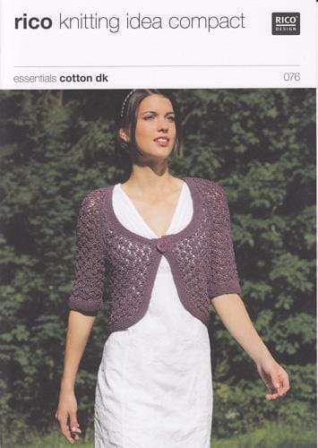 Rico Design Patterns Rico Design Essentials Cotton DK - Lace Bolero (076) 4050051508969
