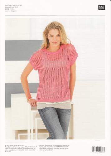 Rico Design Patterns Rico Design Essentials Cotton DK - Lacy Top and Sweater (224) 4050051528363