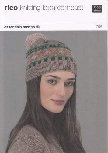 Rico Design Patterns Rico Design Essentials Merino DK - Cardigan and Hat (098) 4050051512140