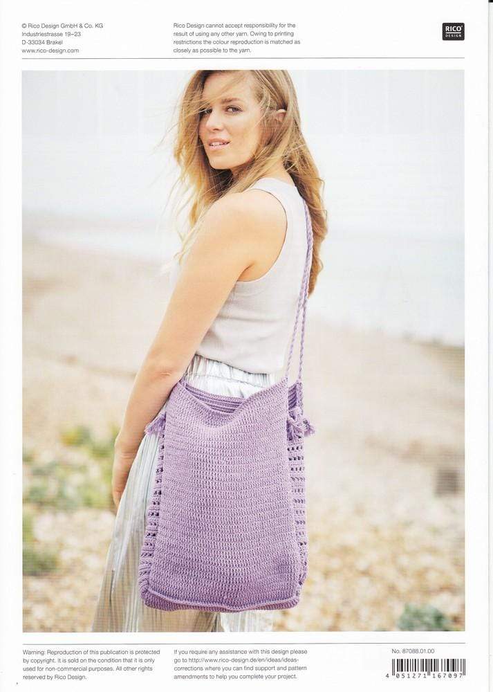 Rico Design Patterns Rico Design Essentials Organic Cotton Aran - Bags (1088) 4051271167097