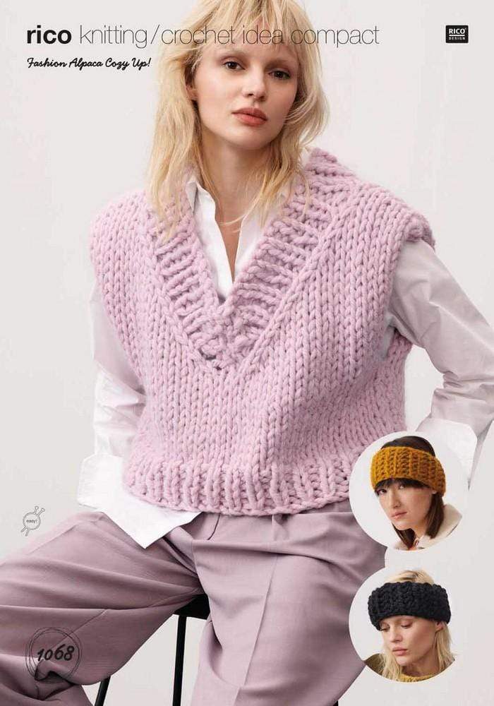 Rico Design Patterns Rico Design Fashion Alpaca Cozy Up! - Slipover & Headbands (1068) 4051271162047