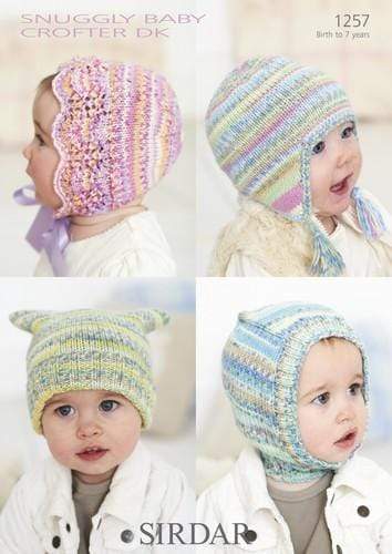 Sirdar Patterns Sirdar Snuggly Baby Crofter DK - Baby's/Child's Hats (1257) 5024723912575