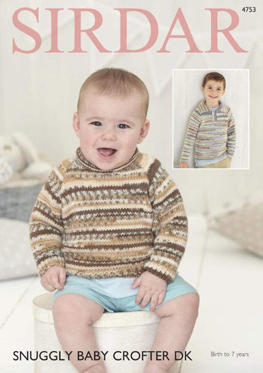 Sirdar Patterns Sirdar Snuggly Baby Crofter DK - Sweaters (4753) 5024723947539