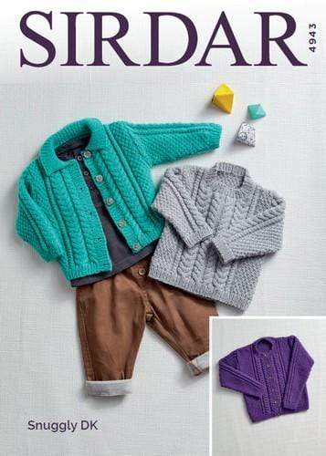 Sirdar Patterns Sirdar Snuggly DK - Baby's and Girl's Cardigans and Sweater (4943) 5024723949434