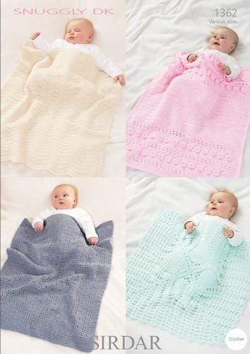 Sirdar Patterns Sirdar Snuggly DK - Blankets (1362) 5024723913626
