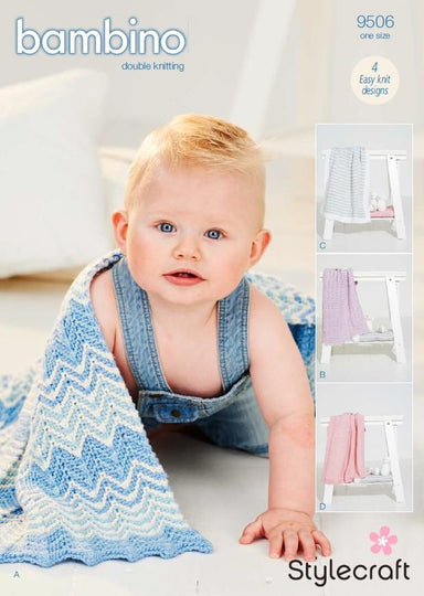 Stylecraft Patterns Stylecraft Bambino DK - Blankets (9506) 5034533071874