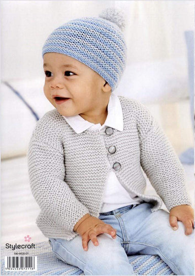 Stylecraft Patterns Stylecraft Bambino DK - Cardigan, Blanket & Hat (9530) 5034533072116