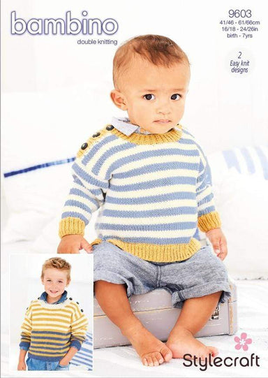 Stylecraft Patterns Stylecraft Bambino DK - Sweaters (9603) 5034533072987