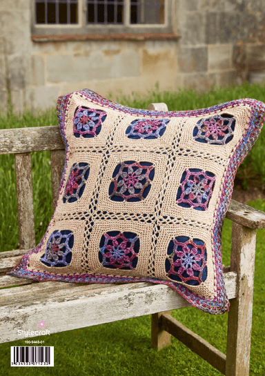 Stylecraft Patterns Stylecraft Batik DK & Batik Elements DK - Blanket and Cushion (9448) 5034533071232